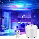 LED Star Projector,Galaxy Projector with Remote Control, Adjustable Speed and Brightness Night Light Projector,Aurora Lights Projector, Children and Adult Party Decoration