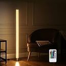 EDISHINE LED Corner Floor Lamp, RGB Color Changing Lamps with Remote, 45“Modern Dimmable Super Bright Standing Tall Mood Lighting for Living Room, Bedroom, Bedside, Office, Max 2688LM