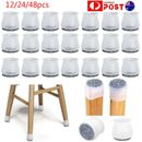 12-48PC Ruby Slider Chair Leg Protector For Hardwood Floors Fits All Shape Chair