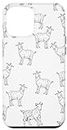 iPhone 15 Pro Max Funny Goat Lover Pattern Vintage Farm life Cool Farmer Goat Case