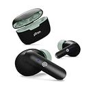 pTron Bassbuds Duo In-Ear Wireless Earbuds, Immersive Sound, 32Hrs Playtime, Clear Calls TWS Earbuds, Bluetooth V5.1 Headphone,Type-C Fast Charging, Voice Assist & IPX4 Water Resistant (Black & Green)