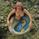Sexy Naked Mermaid Statue Circle Funny Figurine Ornament Home Garden Lawn Decor