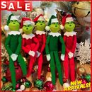 Ciondolo di peluche bambola di Natale Grinch su scaffale giocattolo ornamenti decorazione albero di Natale fai da te 