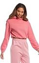 Light & Shade Women's Hooded Sweatshirt, Dusty Pink, L