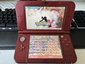 Nintendo New 3DS XL Handheld Console RED Charger Working