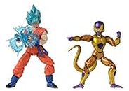 Dragon Stars Battle Pack - Dragon Ball Super - Super Saiyan Blue Goku Vs Golden Frieza Action Figure