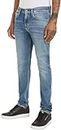 Calvin Klein Jeans Jeans Uomo Slim Tapered Fit, Blu (Denim Light), 32W/34L