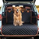 JOEJOY Dog Car Seat Cover - Boot Liner For Dogs Non-Slip | Car Boot Protector Scratchproof & Dirt Resistant | Side & Bumper Protection | Adjustable Straps Boot Cover For Suvs Trucks Cars