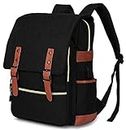 Contacts 15 inch Everyday Laptop Versatile Backpack with USB Charging Port | Multi functional Bagpack, Black…