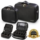 Fosmon Professional Travel Makeup Train Case Portable Cosmetic Organizer Bag