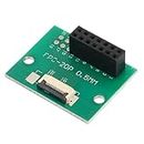 uxcell FFC FPC Connector Board 14 Pin 0.5mm 2.54mm to 1.0mm 2.54mm PCB Converter Board for DVD Player/Digital Cameras/Laptops