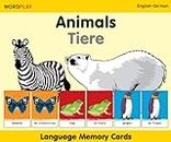 Language Memory Cards - Animals - English-German (Wordplay)