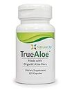 NatureCity True Aloe Vera Capsules Organic | Non-GMO 40,000mg Aloe Vera Pills (30-Day Supply) | Made with USDA Organic Aloe Vera Supplements | Digestive & Joint Support Supplement
