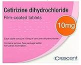180 x 10mg Cetirizine Dihydrochloride (6 Months Supply) One a Day Hay Fever and Allergy Relief Tablets (6x30 Tablets)
