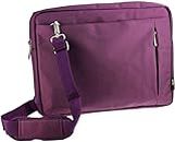 Navitech Purple Sleek Water Resistant Laptop Bag - Compatible with HP Laptop 17-cn2003sf 17", Purple