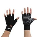 GYMIFIC Workout Gloves For Crossfit Training, Exercise Gloves With Wrist Wrap Support, Weight Lifting Gloves, Gym Gloves For Women/Men (L, Sheep Leather), Black