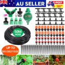 DIY 50M Hose Garden Irrigation System with Timer Plant Watering Micro Drip Kits