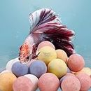 Vayinato 250G Aquarium Filter Media Ceramic Nano Color Bio Ball with Free Mesh Bag, Promote Healthy Bacteria Growth and Optimize Water Quality | Suitable for Various Filter