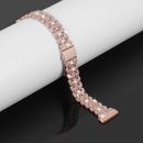 Bling Rhinestone Steel Watch Band Bracelet Strap for For Fitbit Versa 4/Sense 2