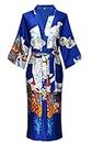 MissNina Women's Silky Kimono Robes Long Satin Bathrobes Sleepwear Loungewear