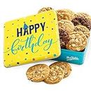 Mrs. Fields - Happy Birthday Cookie Tin, Assorted with 12 Original Cookies in our 5 Signature Cookie Flavors