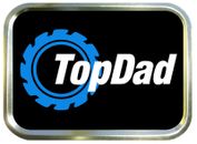 Top Dad   . 2oz Gold Tobacco Tin,   Stash Can , Storage Tin,Father,Daddy Box