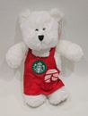 Starbucks Bearista Bear with Apron and Candy Cane (2011) (9")