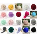 Bulky Wool Yarn Chunky Arm Knitting Super Soft Giant Ball Roving Crocheting )>G