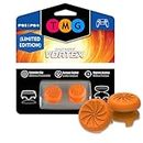 TMG PS5/PS4 Controller Analog FPS Extenders Thumbstick Vortex 2 High Rise Convex 1 High-Rise,1 Mid-Rise for PS4/PS5 Controller-Orange