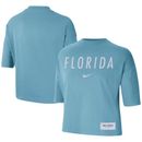 Women's Nike Blue Florida Gators Earth Tones Washed Boxy T-Shirt
