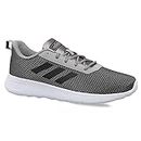 Adidas Men Mesh Throb M, Running Shoes, DOVGRY/CBLACK/SILVMT, UK-8