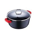 Bergner Red Stone – Black 24x11 cm Aluminum Cooking Pot