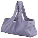 Sac de tapis de yoga grande capacité surdimensionné sac de sport léger sac de rangement multifonctionnel bagage pour Yoga traversin femmes violet