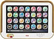 Fisher-Price Laugh & Learn Smart Stages Plastic Tablet - Gold, Electronic Learning Toy With Music,Gold