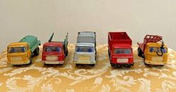 France Jouets (FJ) Berliet GAK Collection of Five (5) Models in Good+ Condition!