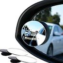 2 Pezzi Specchietto Angolo Cieco Auto,specchietto retrovisore auto,Blind Spot Specchi,Specchietti per Punto Cieco,Specchio retrovisore auto,Impermeabili,Ruotabili a 360 °,Rotondo,Universali