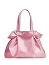 Victoria's Secret Womens Pink Scrunch Handle Bag Purse Bag, Orchid Blush, One Size