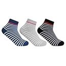 Bonjour Women's Cushioned Multicolor Sports Socks- Pack Of 3