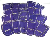 Crown Royal Bags Bulk Lot of 100 Purple 750ml and 1 Liter Bags 9" Medium Sz