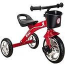Kiddo Rouge 3 Wheeler Conception Intelligente Kids Enfant Enfants Trike Tricycle enfourchables Bike 2-5 Ans Nouveau - Rouge