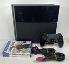 Sony Playstation 4 PS4 Konsole 500GB schwarz CUH-1116A Wireless Controller 2 Spiele