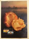  1987 Land O Lakes Ad~Original Girl Logo pictured on two Butter Boxes~Popovers 