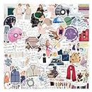 Yuyul 100pcs Taylor Singer Stickers, Pop Vinyl Waterproof Sticker Pack for Laptops, Water Bottles, Skateboard, Music Fans, Party Supplies Teens Gifts - Show Your Love for Swift And Ballads