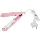 GUDIYA Women Beauty Mini Professional Hair Straighteners Flat Iron Specially Designed for Teens Ceramic Electronic Hair Straightener 220V Crimper Flats Iron (Multicolor) (Pink)