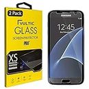 Vultic Screen Protector [2 Pack] for Samsung Galaxy S7 [Case Friendly], Tempered Glass Film Cover