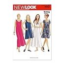 New Look Sewing Pattern 6352 Misses' Dresses, Size A (8-10-12-14-16-18)