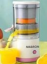 Mabron (Special Deal With 15 Years Warranty) Automatic Electrical Juicer For Orange Any Many Etc Professional Citrus Juicer Electric With Lever, Squeezer Juice Extractor Pink [ Dk3