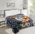 2 Ply Fleece Bed Blanket 12LB Soft Heavy Reversible Korean Style Raschel Blanket