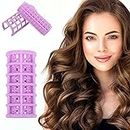 Myynti Plastic Hair Roller No Heat Hair Curlers Salon Hairdressing DIY Curling Tool for Women Self Grip Snap on Rollers for Salon Multicolor (Pack of 5)