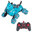 Bestonl Kids Remote Control Robot Dog Toy, Programmable Interactive & Smart Dancing Robots for Kids 5 and up, RC Stunt Toy Dog with Sound LED Eyes, Electronic Pets Toys Robotic Dogs